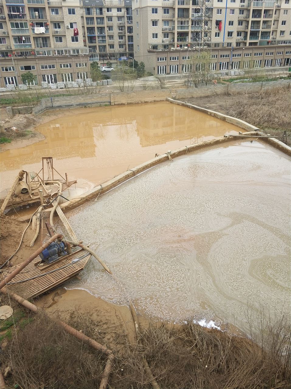 庄河沉淀池淤泥清理-厂区废水池淤泥清淤